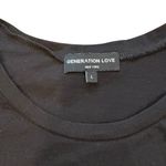 Generation Love  Jamie Ruffled Puff Long Sleeve Top in Black, Sz L Photo 12