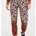 NWT 525 AMERICA X REVOLVE Lepoard Dip Dye Joggers PANT SMALL Orange Photo 1