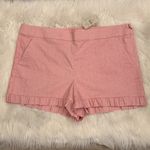 Loft NWT  side zip ruffle hem dress shorts 14P Photo 2