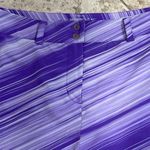 Nike  Golf Purple Speed Striped Skirt Size 12 Photo 7