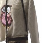 Gigi Hill Faux Suede Crossbody Wristlet Purse Photo 2