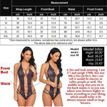 Avidlove New!! Women’s one-piece lace bodysuit lingerie, Large Photo 4