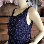 Alice + Olivia  PURPLE SILK LACE SEQUIN SCOOP NECK & BACK COCKTAIL DRESS (8) Photo 9