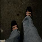 ALOHAS  Luke Onix Black Leather Ballet Flats Photo 2