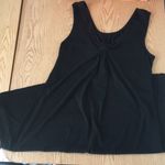 None Womens Knot Front Dress Stretchy Soft Liteweight Comfy Black Size Small/Medium Photo 5