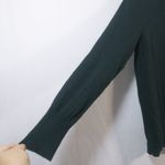 Orvis  Classic Black 100% Cashmere Long Sleeve Turtleneck Sweater Size Large Photo 4