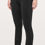 Lululemon  Mid Rise Straight Leg Leggings Black 10 Photo 0