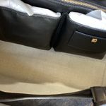 Donna Karan Valley Stream Black Leather Tote with Gold Accents NWT Photo 6