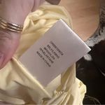 Meshki NWT Yellow Celena Rushed Thin Strap Mini Dress Size Medium In Lemon Photo 8