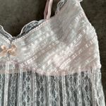 Cosabella  lace camisole. Lined bust sheer bodice. Color- light pink. Size small Photo 1