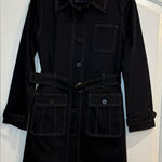 Apostrophe  Black Belted Coat Photo 0