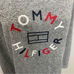Tommy Hilfiger Sleep Shirt Nighty Tunic Sweater Lighter Weight Soft Cozy Grey Photo 1