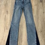 Hidden Jeans  Happi Mid Rise two tone flare jeans! Photo 0