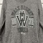 Disney Walt  World Sequin Hooded Pullover Sweatshirt Medium Photo 2