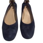 Everlane  The Day‎ Italian suede Leather navy blue Heel size 8 Photo 2