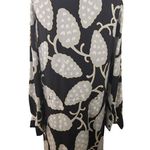 Diane Von Furstenberg  Black Taya Silk Long Sleeve Dress Size 4 Photo 6