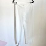 Becca  White Lace Crochet Pants, Resortwear Summer Vacation‎ Medium Photo 1