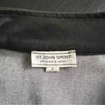 Women’s Vintage St. John Sport Black Denim 2 Piece Suit Jacket Trouser Pants 2 P Photo 4