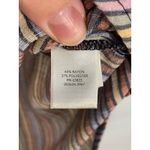 Christopher & Banks Women Multicolor Striped Henley Tunic Shirt Top Size L Photo 8