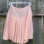 Halogen Pink Polka Dot Pleated Skirt | 2 Photo 4