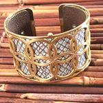 Brighton  Gold and Silver Dynamic Cuff Bracelet Photo 5