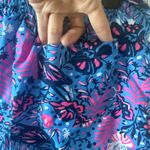 Lilly Pulitzer Floral Blue and Pink Women's Shorts S Photo 4