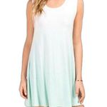 Alya Francesca’s NWT Mint Green Ombre Nora Sleeveless Shift Dress Size Small Photo 0