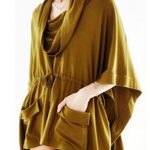 Anthropologie SILENCE + NOISE Maddox Cowl Neck Draped Lagenlook Poncho Photo 1