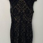 MADRAG Women’s Black Velvet Flower Dress A Photo 0