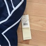 Gottex Essentials Mirage Navy White One Piece Bandeau Slimming Swimsuit NWT Blue Size 8 Photo 3