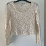 Madden Girl Cream Lace Top Photo 0