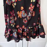 Ulla Johnson Candace Asymmetrical Ruffled Cocktail Dress Floral Lune Size 12 Photo 12