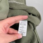 Free Assembly Knit Funnel Neck Sage Green Pullover Sweatshirt Patch Pocket L Photo 3