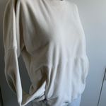 The North Face ivory fleece sweatshirt pouch pockets Photo 2