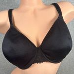 Chantelle  36DDD Bra Black Underwire Back Closure Adjustable Lace Bottom Photo 0