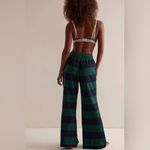Free People NWT  You Wish Flare Pants - Navy/Green Combo Photo 1