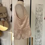 Italic 100% silk tank Pink Size L Photo 4