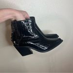 ANINE BING  Black Embossed Patent leather Tania Ankle Boots Booties NEW 40/10 Photo 12