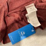 Cupshe NWT  Size M Burgundy V Neck Long Sleeve Henley Tee Shirt Scalloped Hem Photo 11