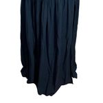 l*space L* Emma Cover Up Dress in Black Maxi Slits Deep V Neck Women’s Size XS Photo 2