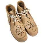 Ariat Women's Cruiser Chukka Studded Fringe Tan Suede Western Ankle Boots 9B Photo 0
