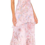 BCBGeneration Ruffle Maxi Dress in Light Pink Photo 0