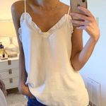 White ruffle Tank Top small Photo 0