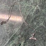 Sterling Silver 925 Mermaid Tail Pendant Necklace Serpentine Chain 16.5” Photo 0