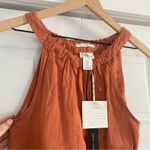 Nicole Miller  100% linemen Terracotta Sleeveless Tank Top Photo 4