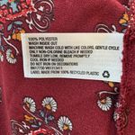 Xhilaration Burgundy Peplum Blouse Photo 6