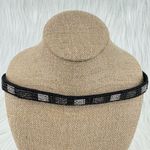 Pink Pewter Marisol Stretch Bead & Rhinestone Headband Hair Accessory Blk/Silver Black Photo 1