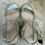 Stuart Weitzman  Teddi Leather Wedge Sandal 11.5 Photo 2