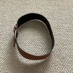 Y2K Faux Snake Skin Belt Thick High Waist Size XS Statement Brown Photo 2