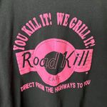 1990s Roadkill Cafe Single Stitch Tee M Funny Menu Graphic Black USA Unisex Fit Size M Photo 4
